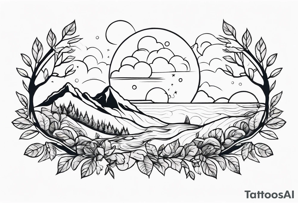 Mother nature tattoo idea