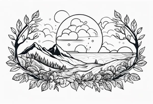 Mother nature tattoo idea