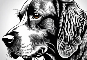 irish setter tattoo idea