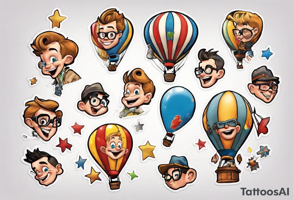 up! movie boy tattoo idea