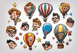 up! movie boy tattoo idea