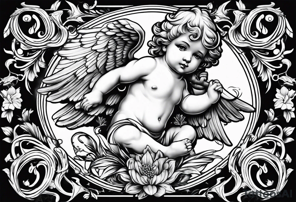 cherub tattoo idea