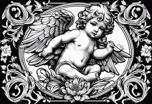 cherub tattoo idea