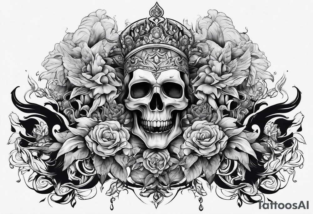 heaven and hell tattoo tattoo idea