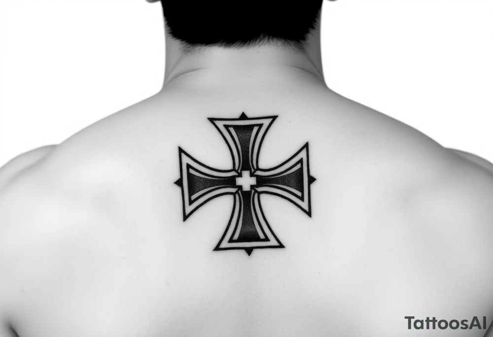 german iron cross tattoo idea