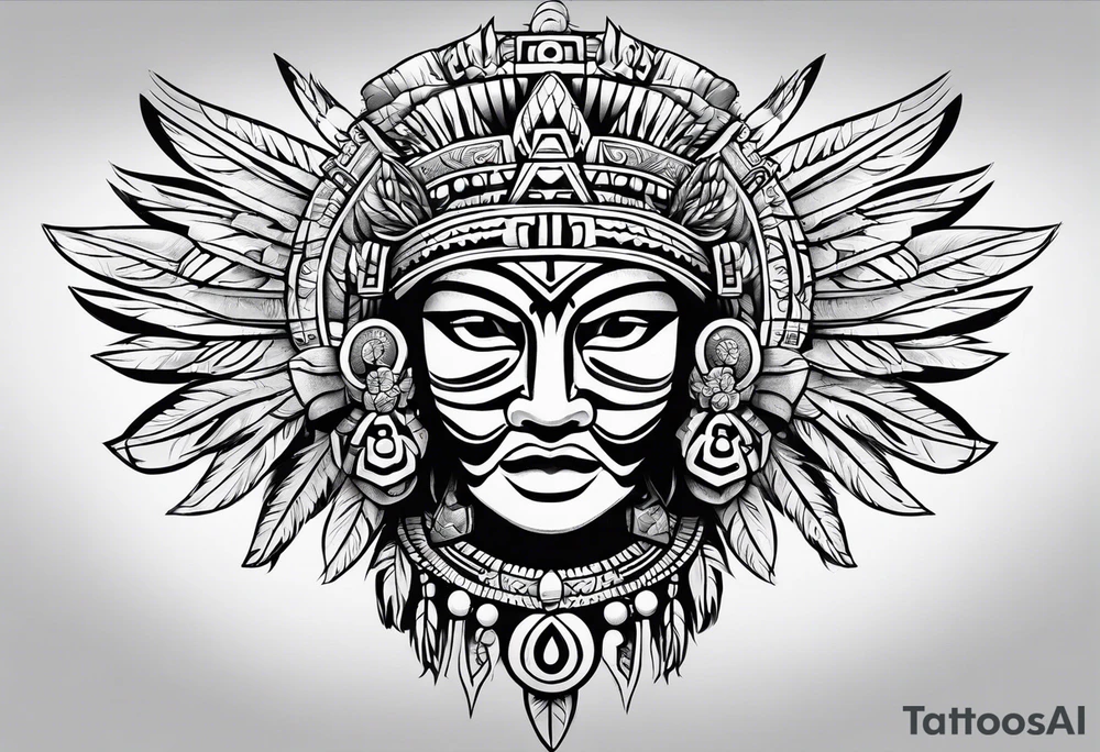 Aztec tattoo idea