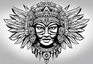 Aztec tattoo idea