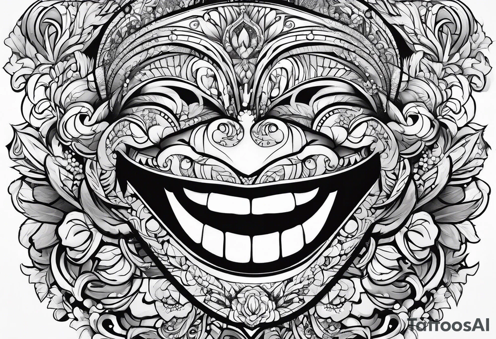 smile tattoo idea