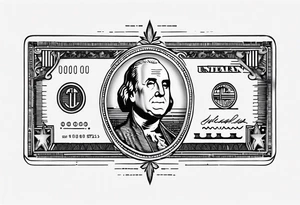 MONEY tattoo idea