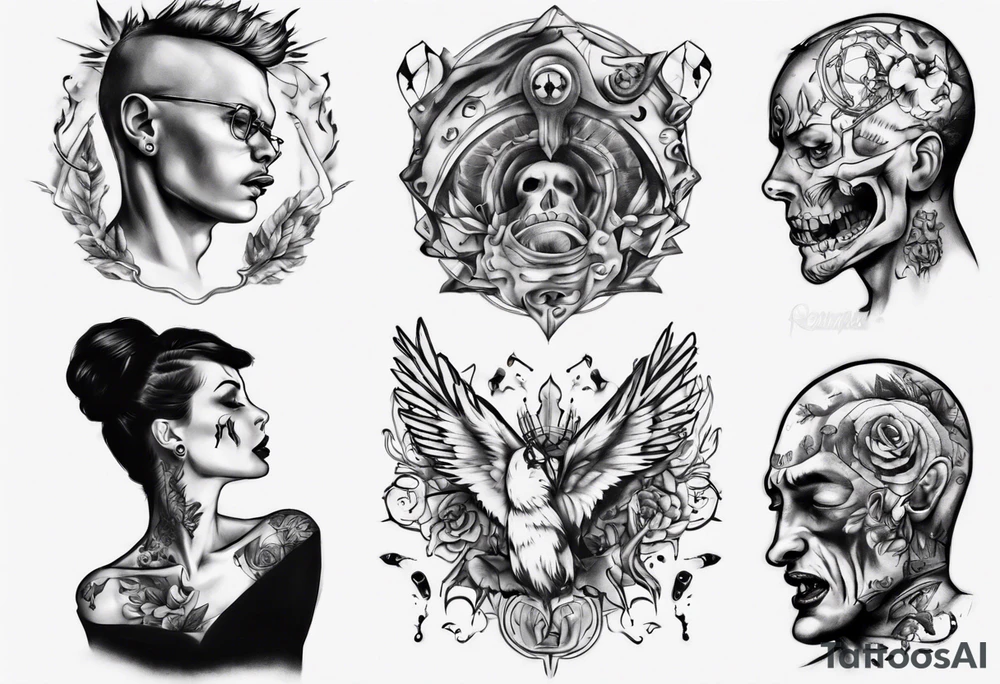 voices in my head tattoo idea