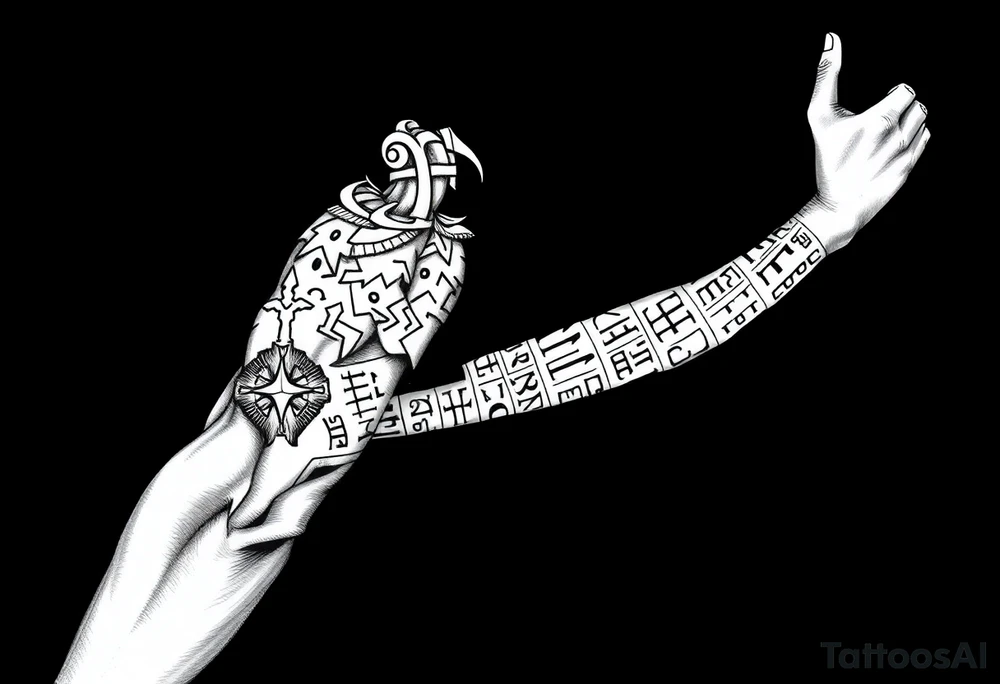Nordic runes tattoo idea