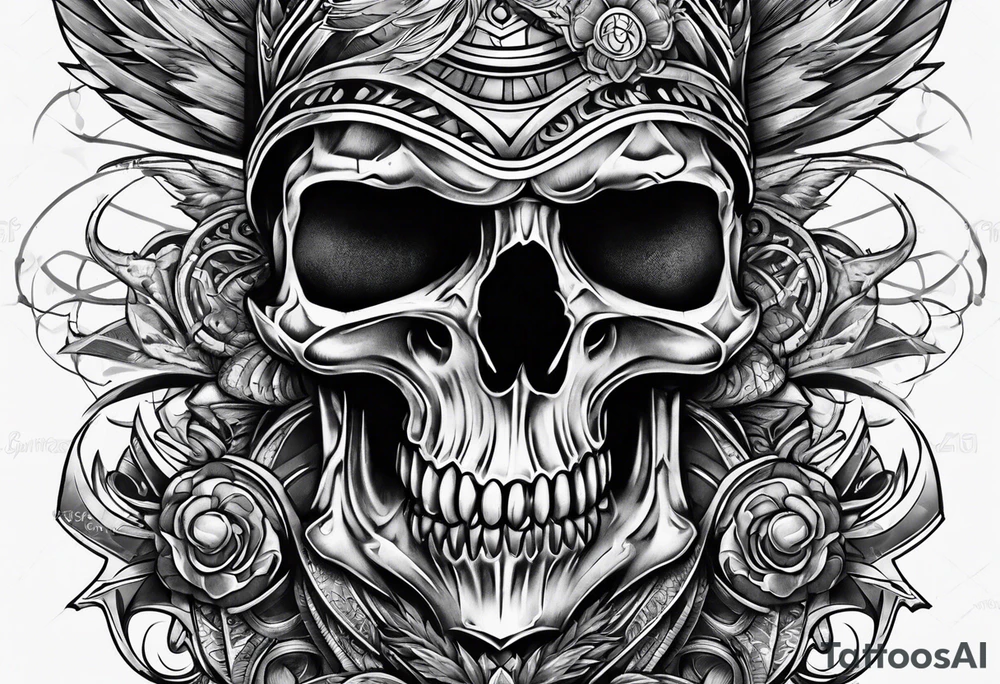spear tattoo idea