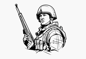 Lithuanian soldier tattoo idea