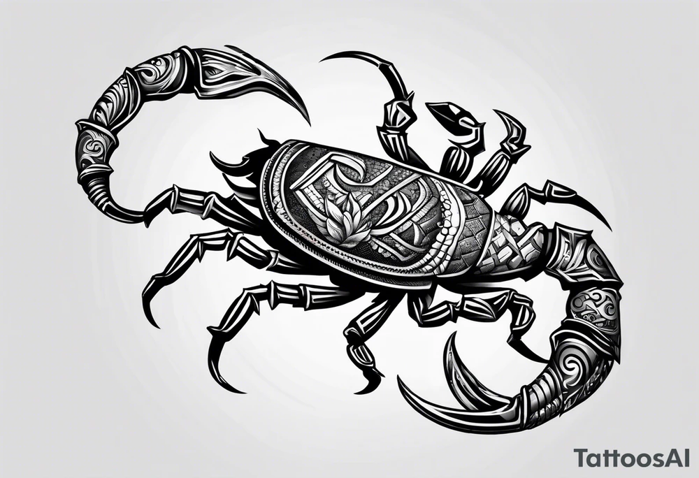 scorpion tattoo idea