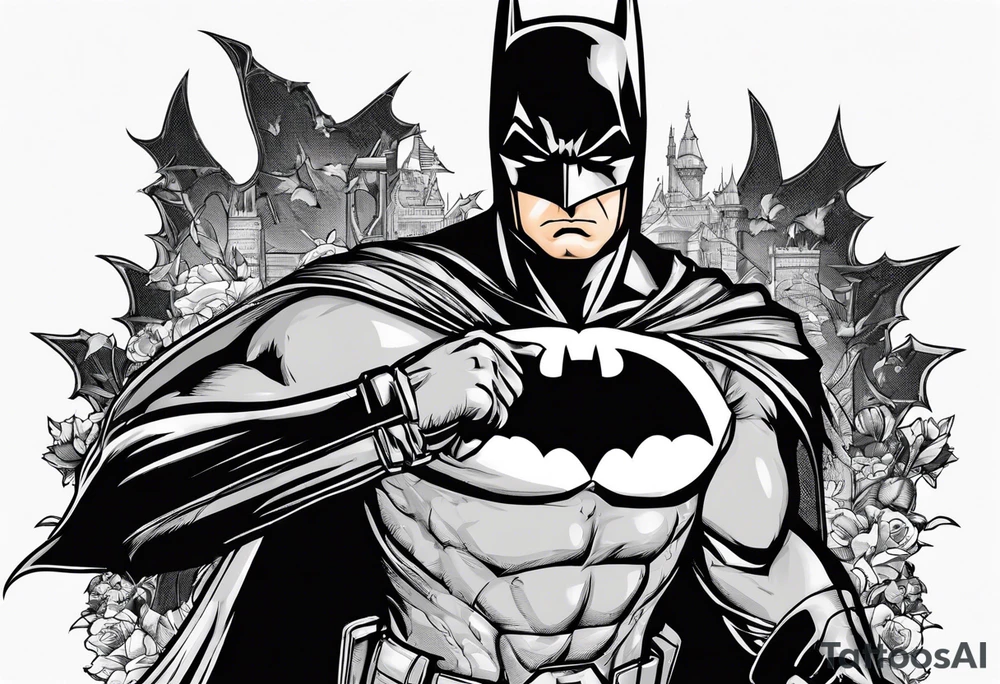 Batman slapping Robin tattoo idea