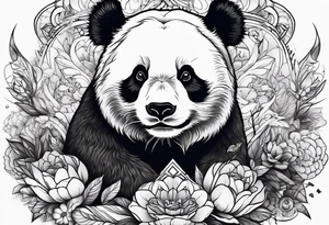 Panda tattoo idea
