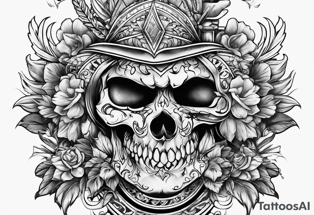 Fighting addiction tattoo idea