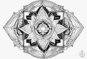 light diffraction tattoo idea