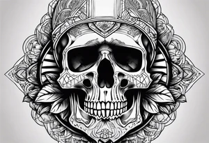 Piret skull tattoo idea