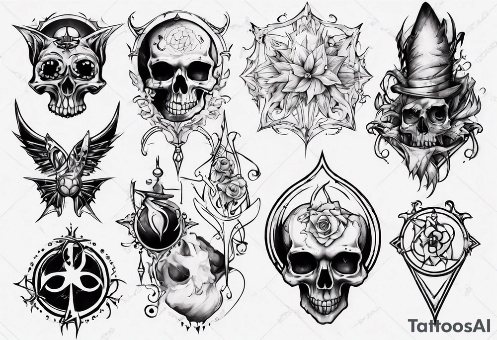 Gothic tattoo idea