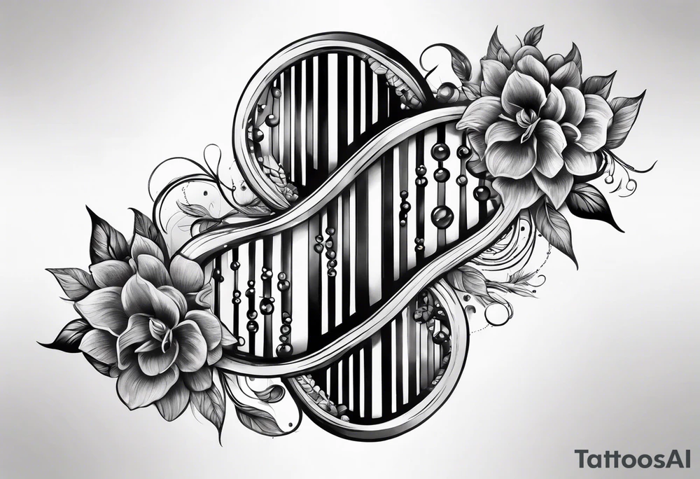 Dna strand tattoo idea