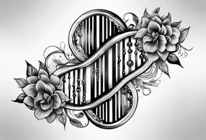 Dna strand tattoo idea
