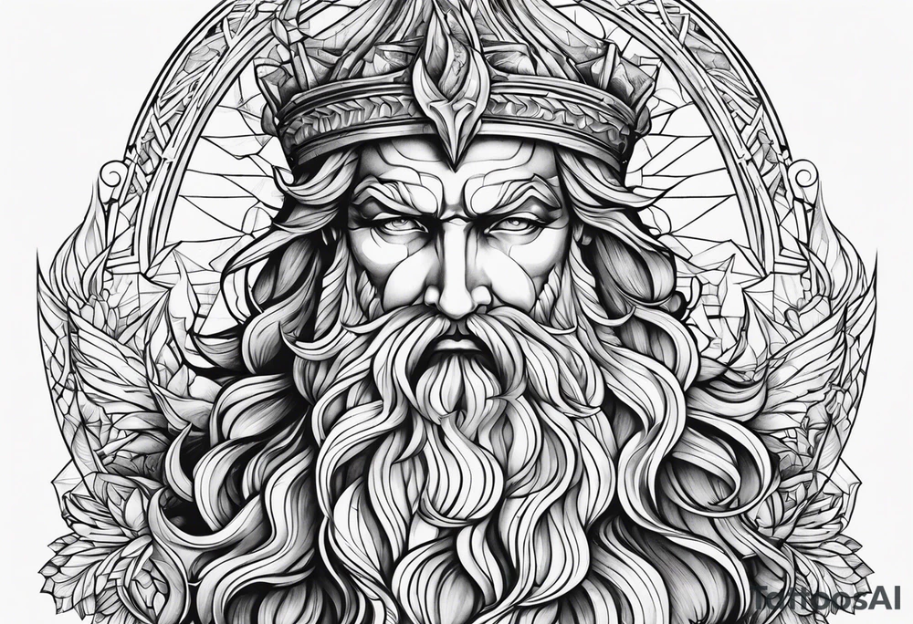 Poseidon tattoo idea