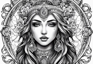 virgo zodiac tattoo idea