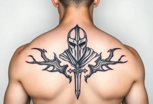 Medieval quest dark knight tattoo idea