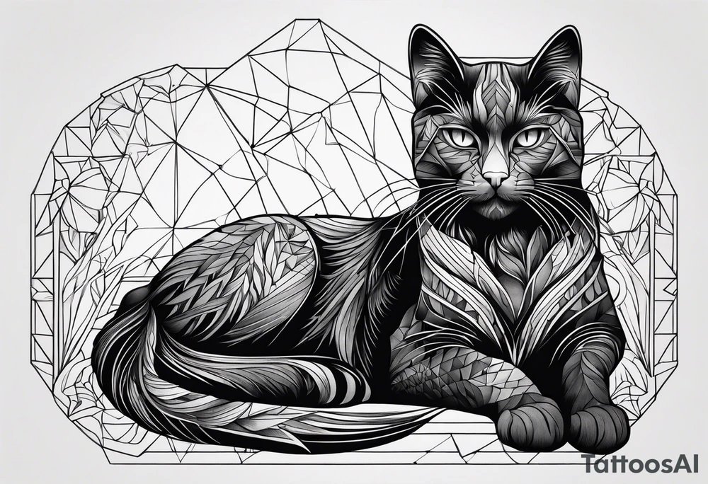Black Cat tattoo idea