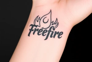 Freefire logo tattoo idea