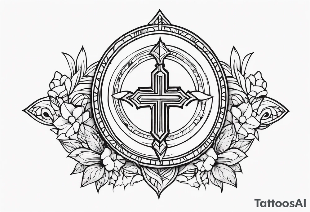 Blessed tittle tattoo idea