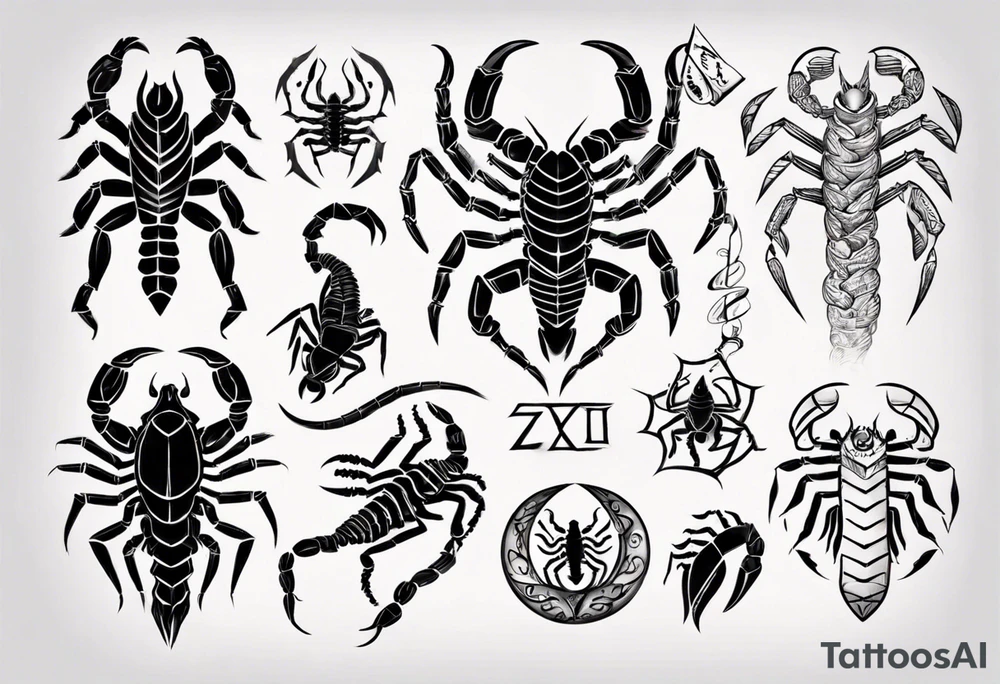 Scorpion tattoo idea