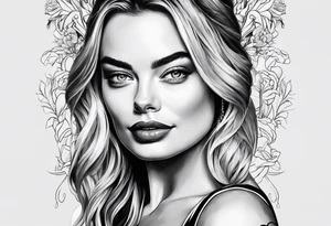 Margot Robbie tattoo idea