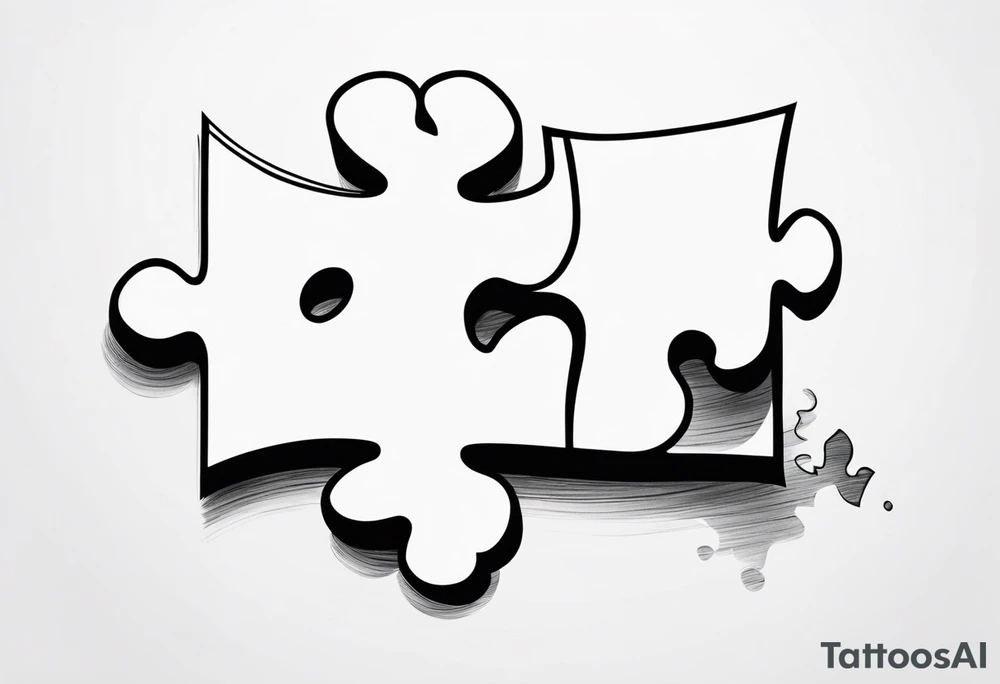 puzzle piece tattoo idea