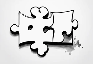 puzzle piece tattoo idea