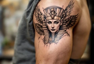 egyptian theme tattoo idea