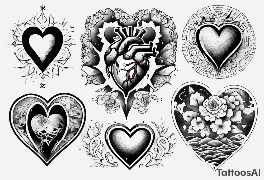 Heart tattoo idea