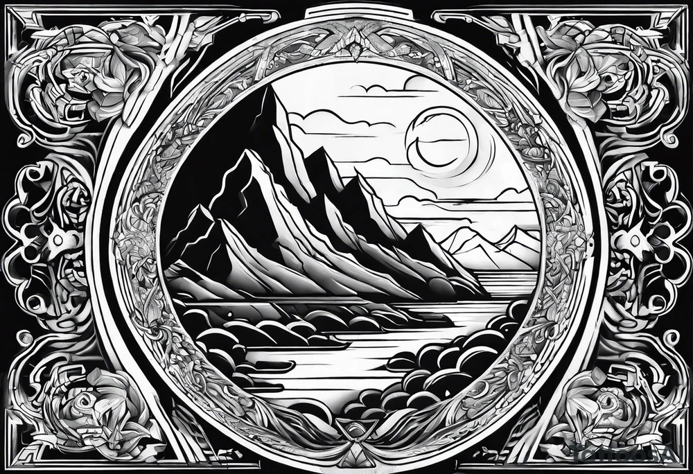 Valhalla steps path tattoo idea