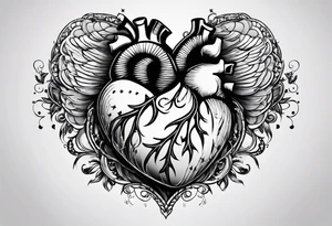 Heart with adam 12 tattoo idea