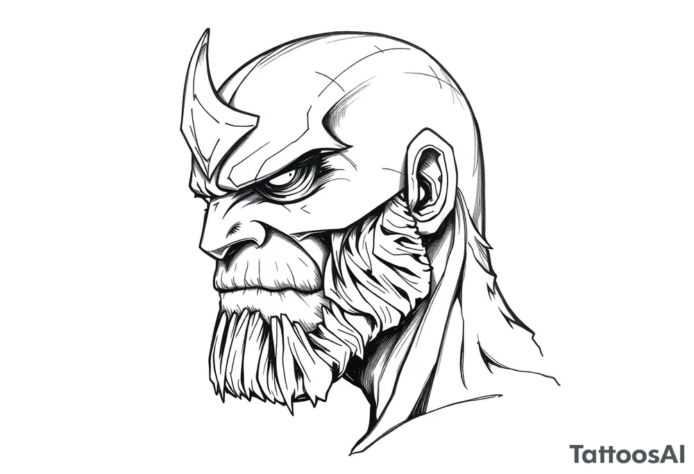 thanos tattoo idea