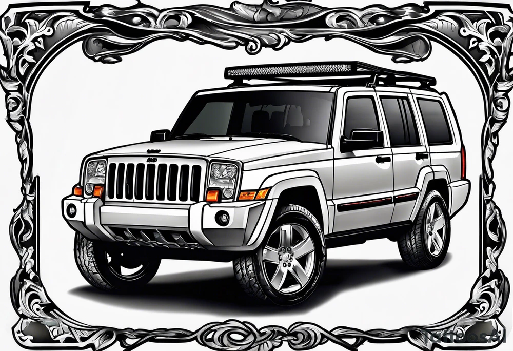 Jeep commander tattoo idea