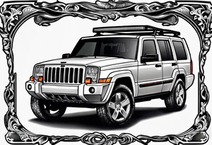 Jeep commander tattoo idea