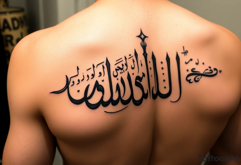 Powerful >Islamic calligraphy tattoo idea