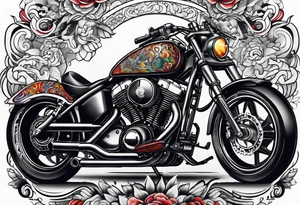 Yorkshire biker tattoo idea