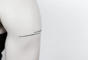 3 lines around arm. tattoo idea