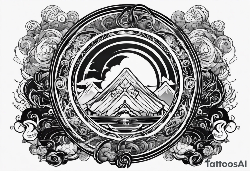 avatar the last airbender elements tattoo idea