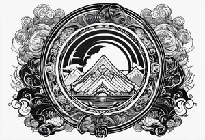 avatar the last airbender elements tattoo idea