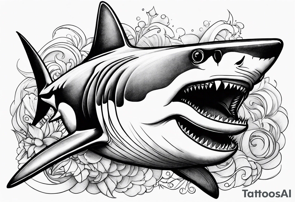 Shark tattoo idea