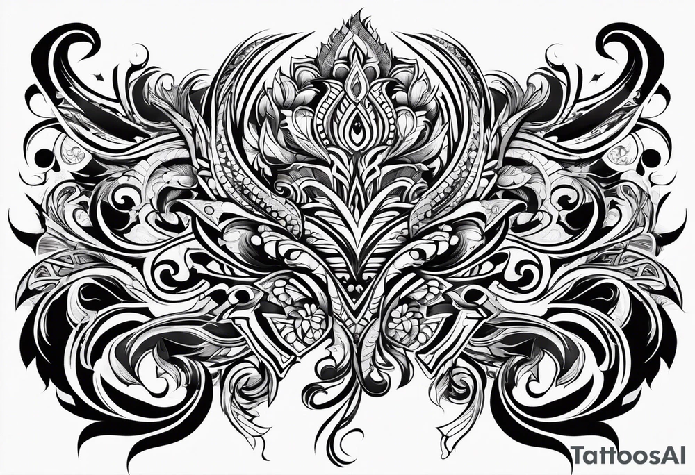 Patterns of Tribal tattoo idea